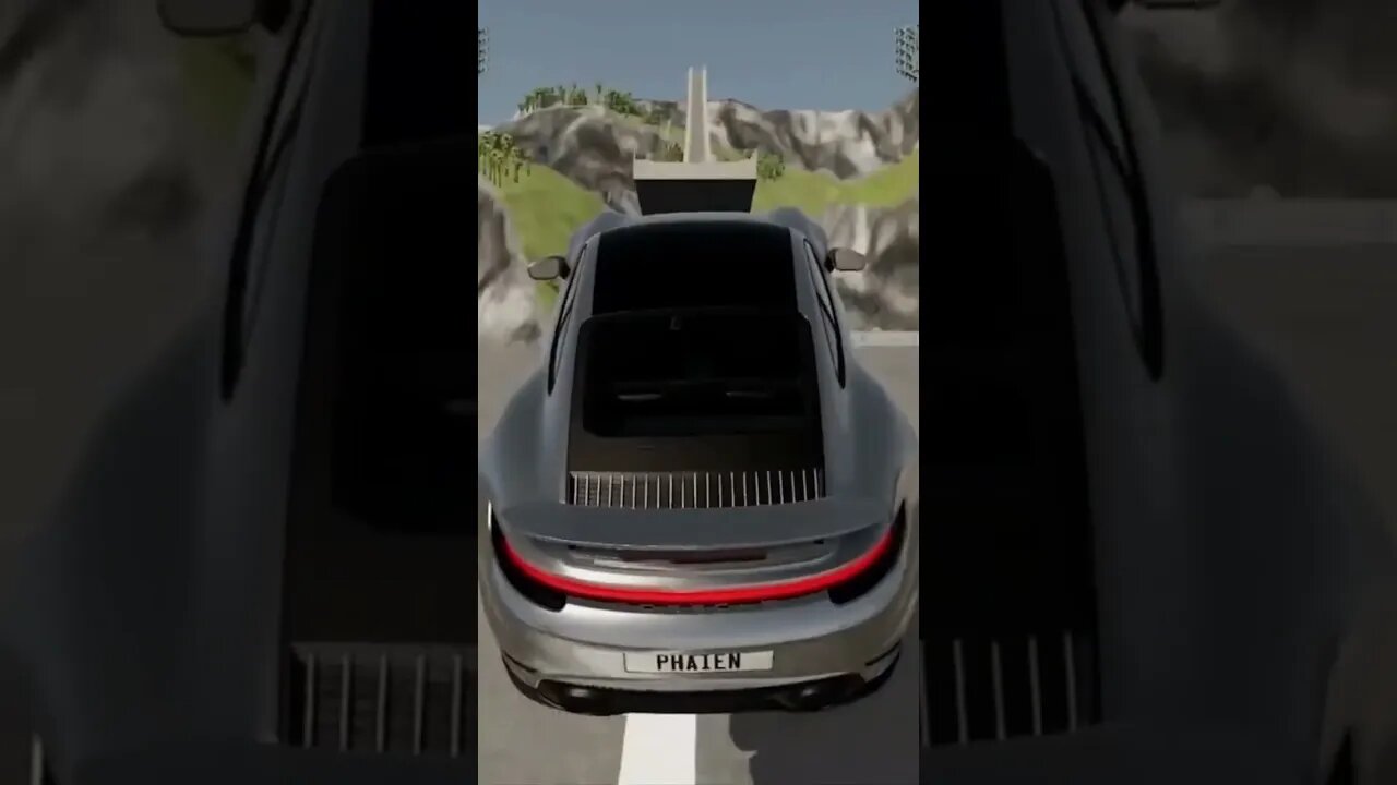Cars trying to jump on the ramp #4