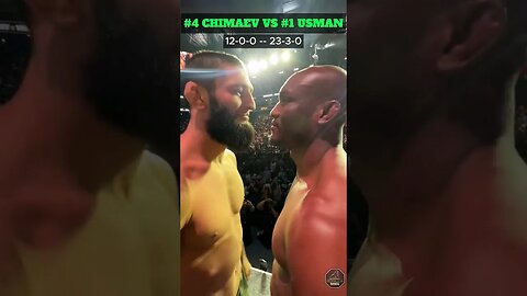 Kamaru Usman vs. Khamzat Chimaev: UFC 294 Face-off #ufc294