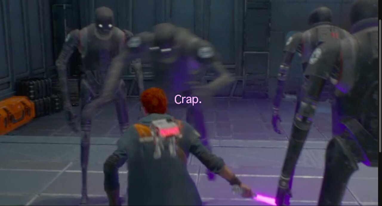 Yeah, I totally meant to do that... [Star Wars Jedi: Fallen Order]