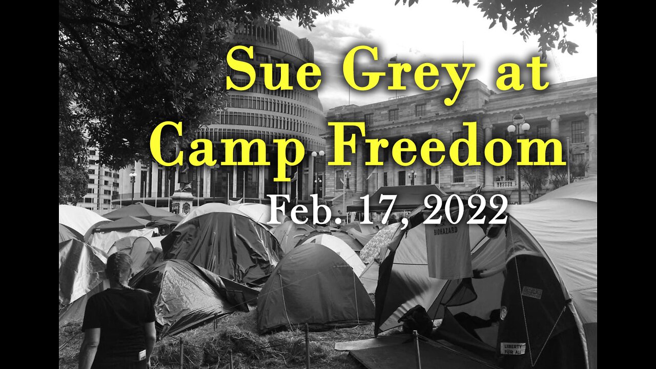 Sue Grey Speech, Camp Freedom Feb. 17 2022