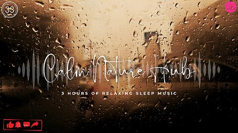 3 Hours of Tranquil #rainfall & Thunder Sounds for #deepsleep & Stress Relief 🌧️⚡😴 | #33