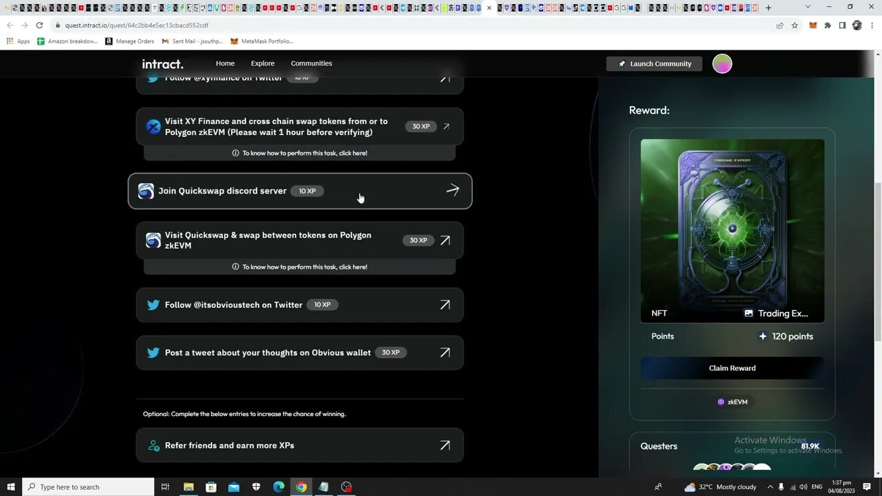 Want To Position Yourself For A Polygon ZKEVM Airdrop? Do These Quests And Mint This NFT Asap!