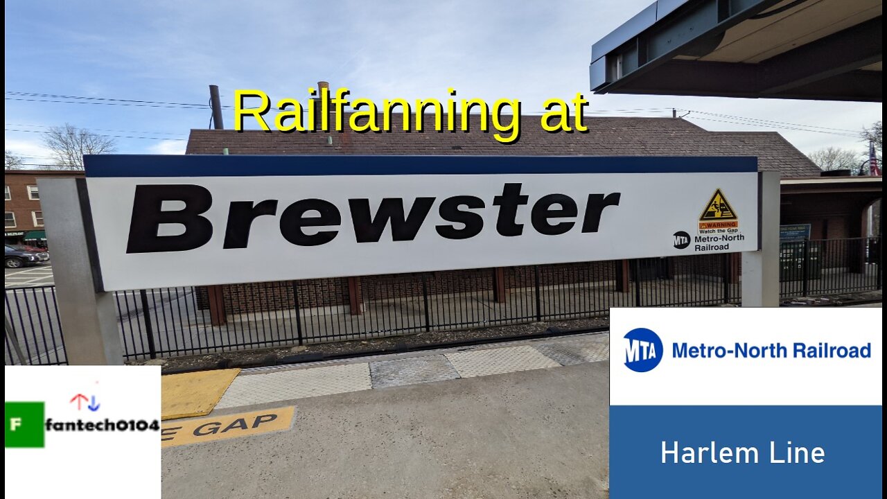 Railfanning at Brewster Station on the Metro North Harlem Line (M3A, M7A & P32)