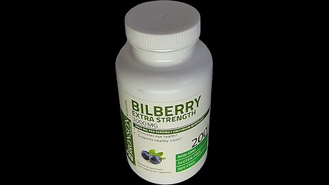 Bronson Bilberry Extra Strength Vaccinium Myrtillus #bilberry