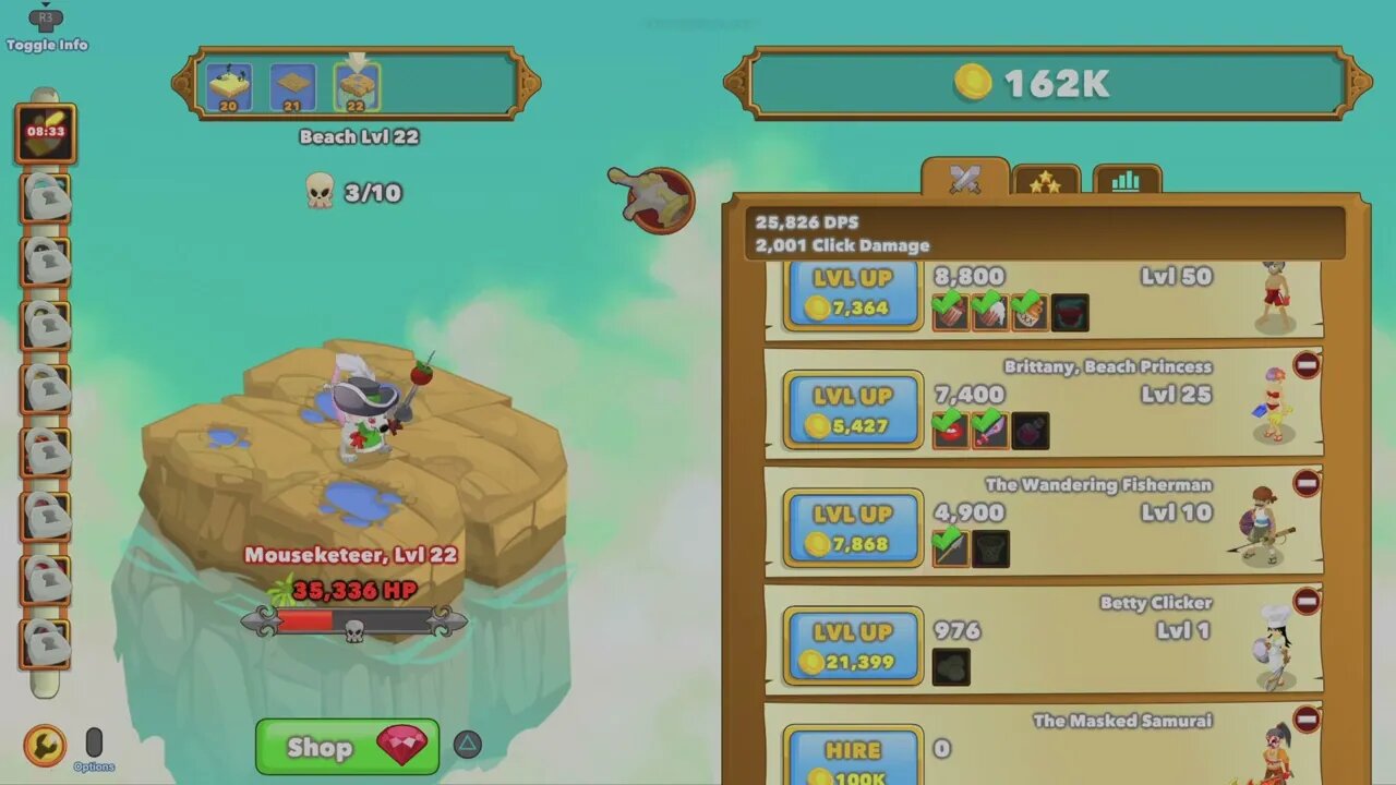 Clicker Heroes PS5 Part 2 The Nameless Fisherman