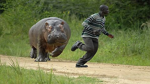 Funny Different Animals Chasing