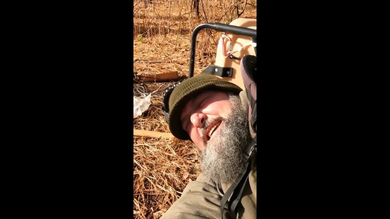 Always get back up! #trapping #trapper #inthewoods #accident #fall #2023season #yankeefree