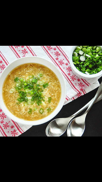 Egg soup recipe