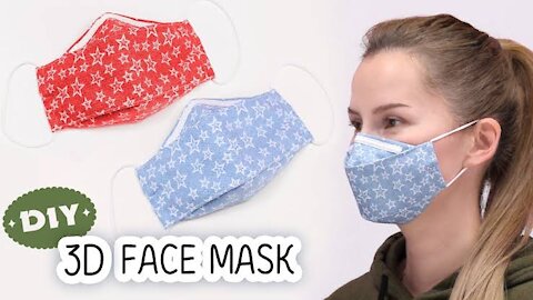 How to make a 3D Face Mask ( Face Mask DIY )
