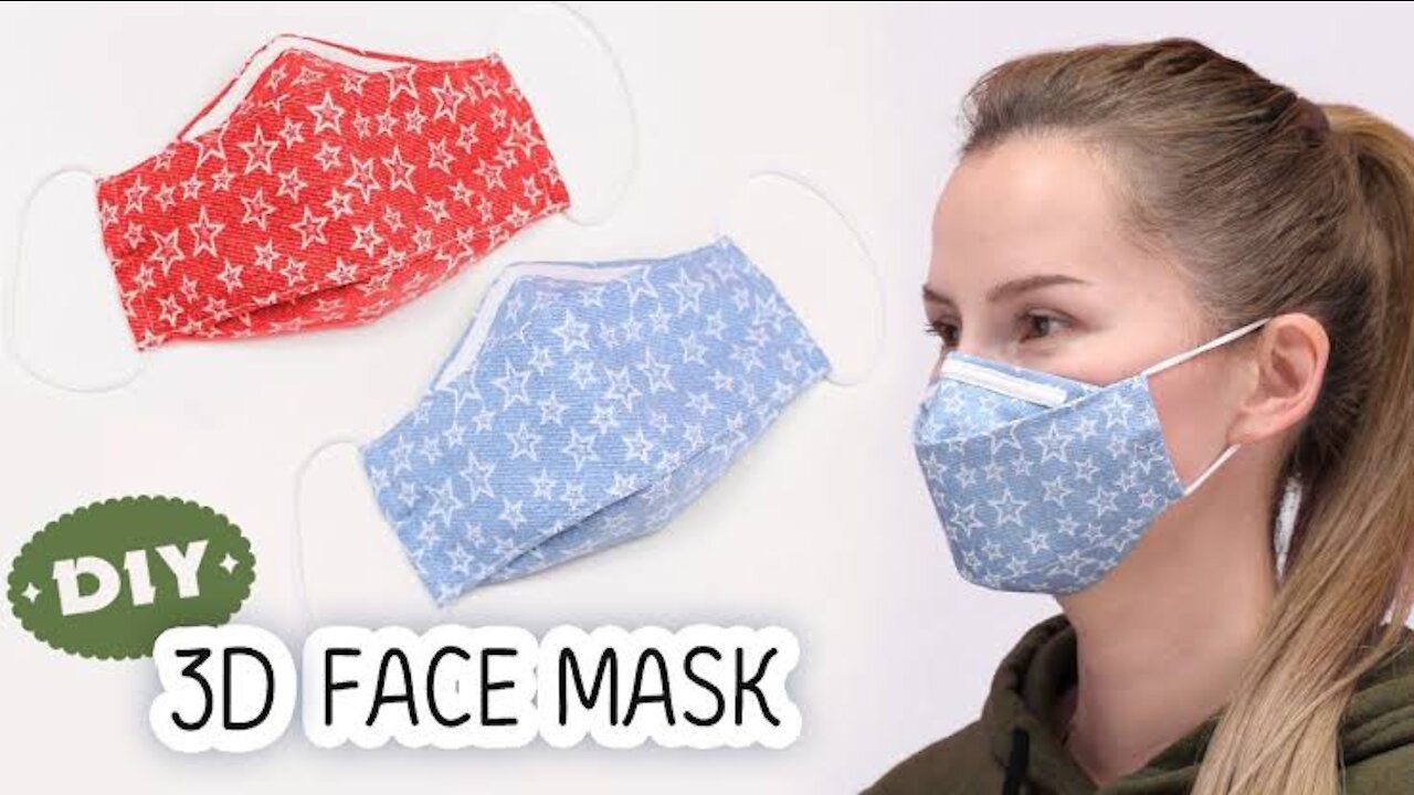 How to make a 3D Face Mask ( Face Mask DIY )