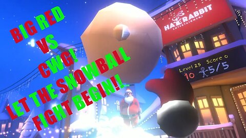 VR Experience - Big Red VS CWG - Merry Snowballs & Conveyor VR - Oculus Rift & HTC Vive