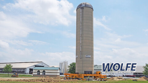 100' Tall Concrete Silo Relocated