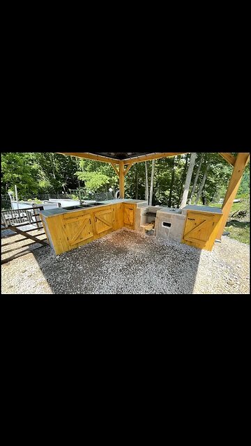 Outdoor Kitchen Design & Build #Shorts