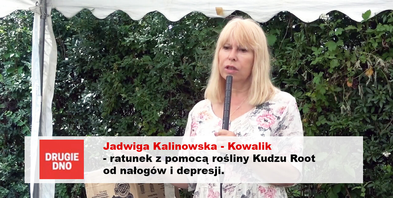 RATUNEK OD NAŁOGÓW I DEPRESJI Z POMOCĄ ROŚLINY KUDZU ROOT. JADWIGA KALINOWSKA-KOWALIK 18.06.2021