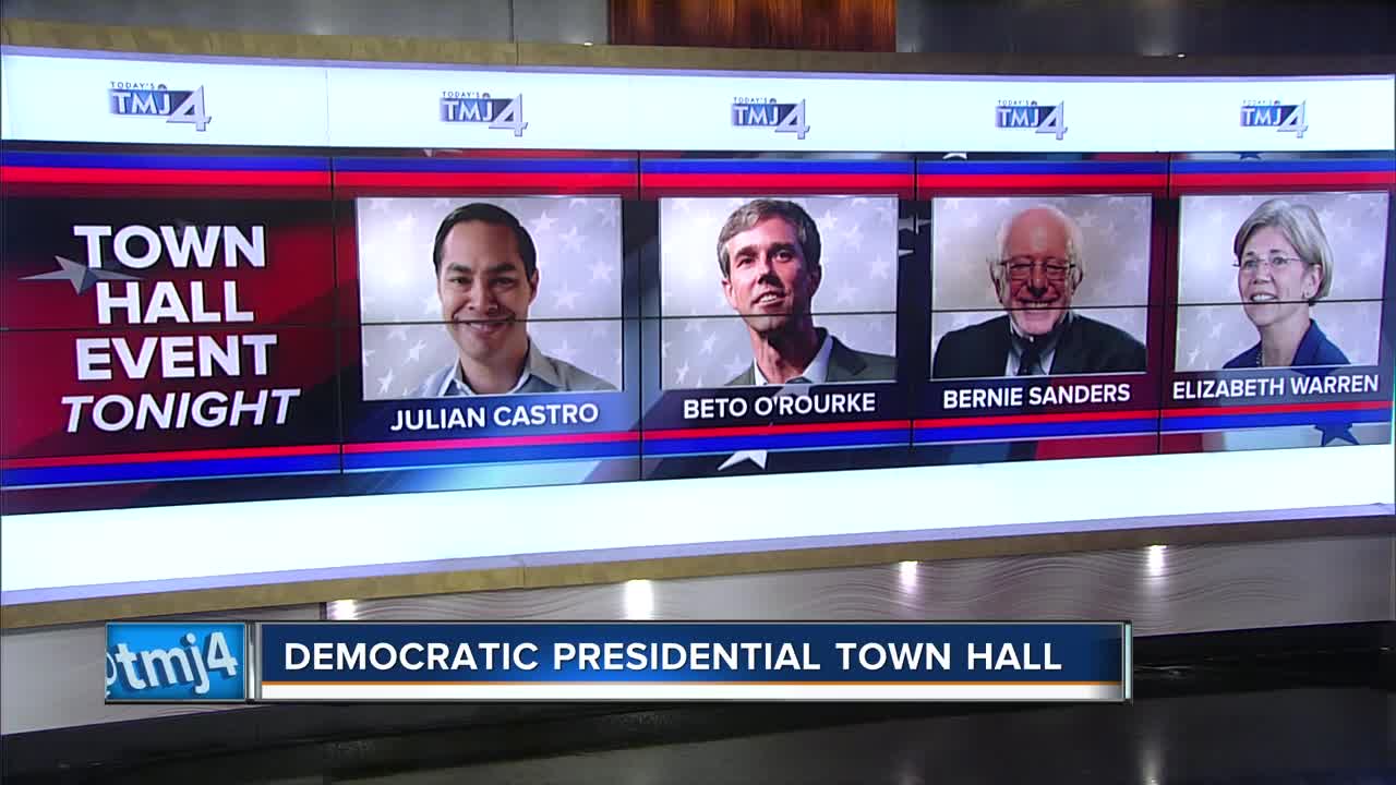 Democratic presidential candidates hold town hall in Milwaukee