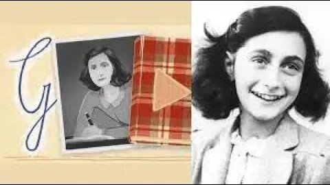 WUIH GOOGLE HER NAME SEARCH ANNE FRANK - NAZI + NUREMBERG!! -- FRANSISCA SIM