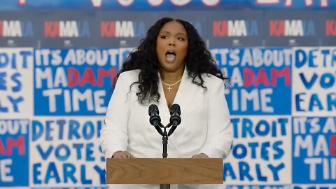 Lizzo suggests that if Kamala Harris wins, America could resemble Detroit