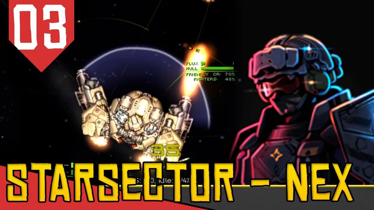NAVES-ROBÔ Estilo Gundam - Starsector Nexerelin #03 [Gameplay PT-BR]