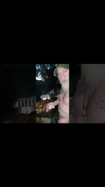 he touched the grate 250°