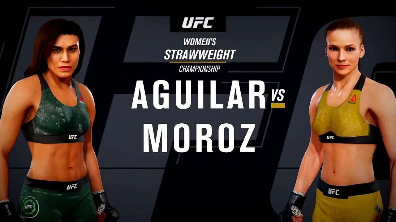 EA Sports UFC 3 Gameplay Maryna Moroz vs Jessica Aguilar