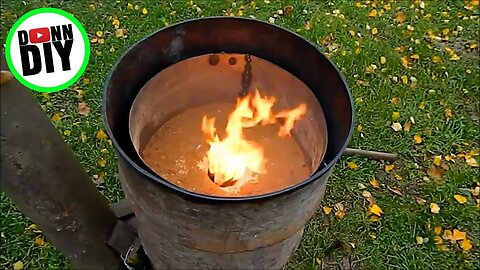 Sawdust Stove Build For Leftovers From The Sawmill