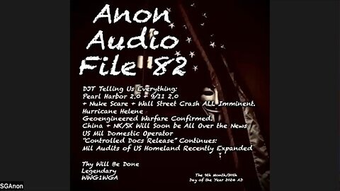 Pearl Harbor/9-11 2.0 Coming | US Mil Spec_Operator Coded Email | Pacific Theater Ignition Imminent