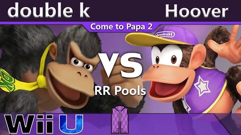 double k (Donkey Kong) vs. Hoover (Diddy Kong) - Wii U RR Pools - CTP2