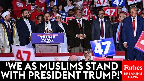 BREAKING NEWS: Michigan Muslim Leaders Passionately Endorse Him At Michigan Rally