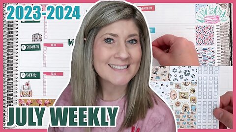 JULY 2023 WEEKLY PLAN WITH ME | ERIN CONDREN LIFEPLANNER
