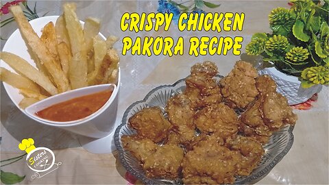 Crispy Chicken Pakora Recipe | Fried Chicken Snacks Recipe | Crispy Fried Chicken Recipe