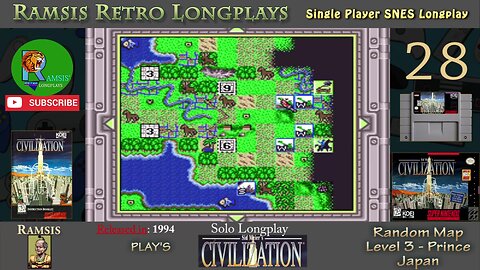 Sid Meier's Civilization | 1994 | SNES | Prince | Random | Japan - Episode #28