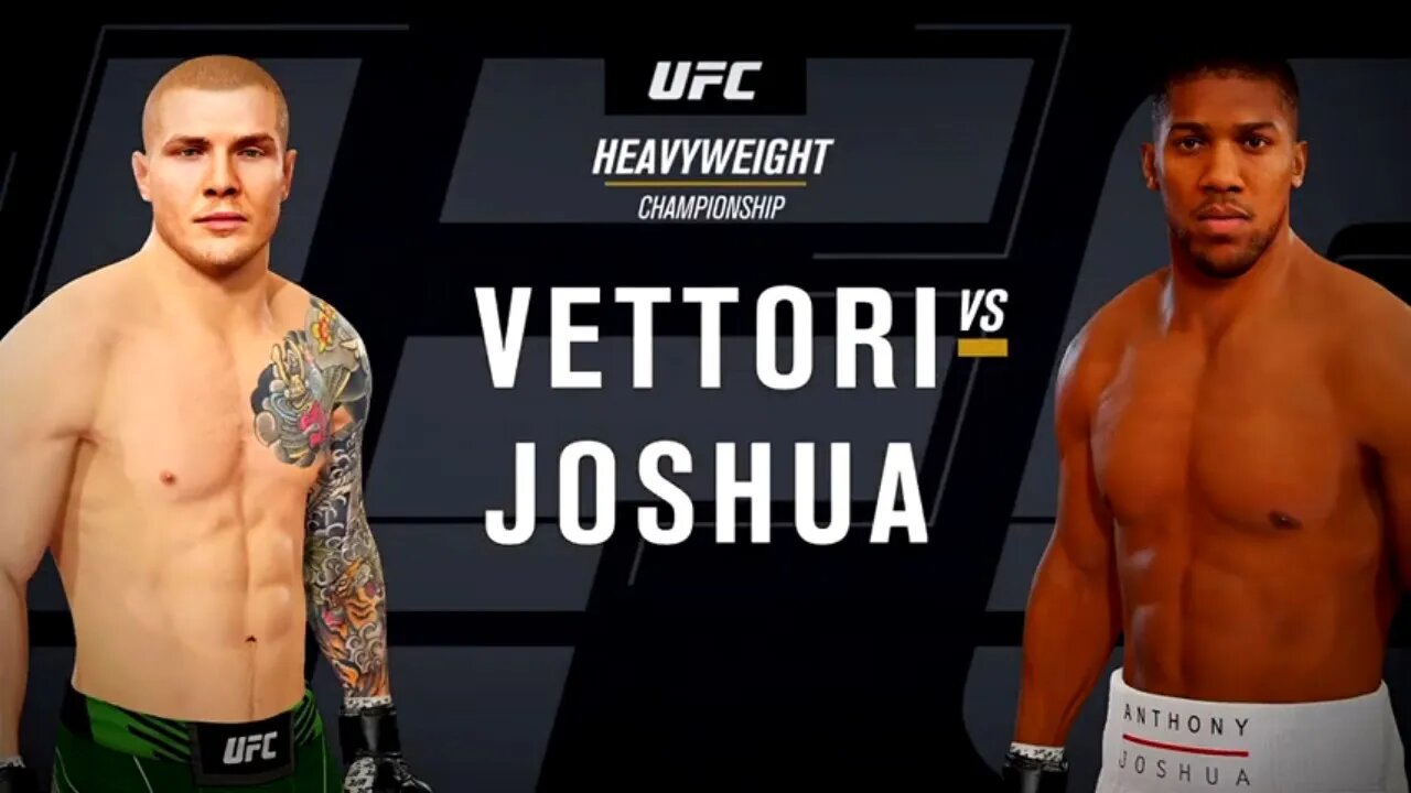 EA Sports UFC 4 Gameplay Anthony Joshua vs Marvin Vettori