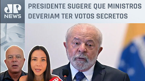 Entidades do direito criticam Lula por propor sigilo ao STF; Amanda Klein e Motta analisam