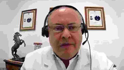 Dr Pedro Chavez Showing Findings Blue Tooth Mac Address From Covid Jabs