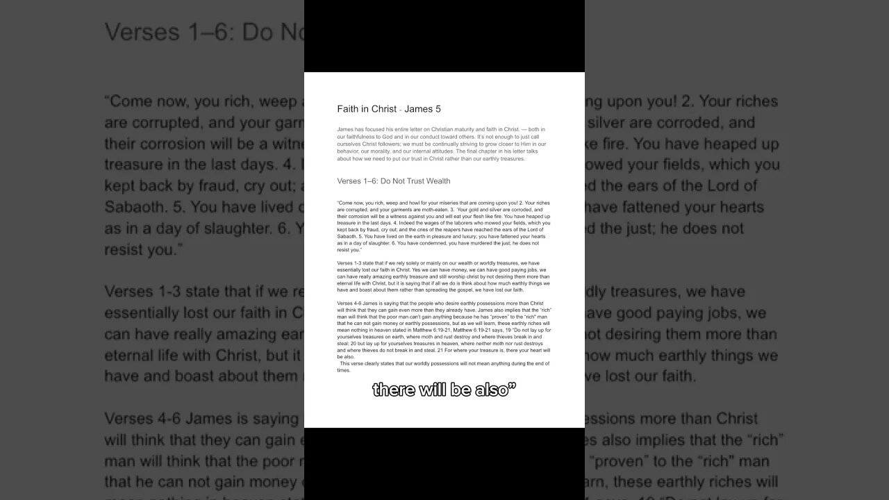 James 5 devotional.