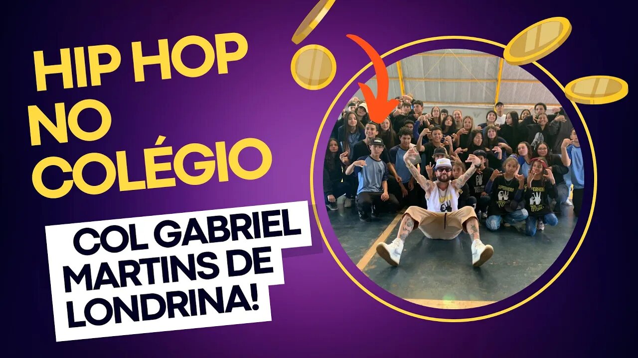 Uma Manhã Empolgante de Hip Hop no Colégio Gabriel Martins de Londrina!