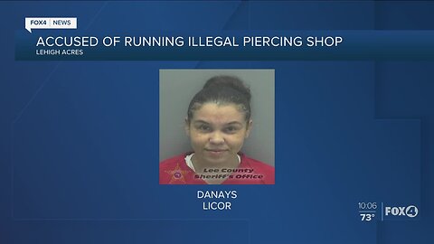 Woman arrested for operating illegal body piercing business from home