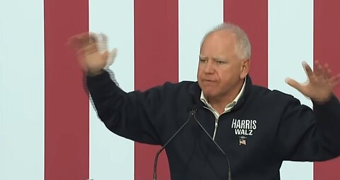 FASCIST TO HIS CORE! Tim Walz angry at Trump for sending Military to Enemy within - Green Bay WI rally