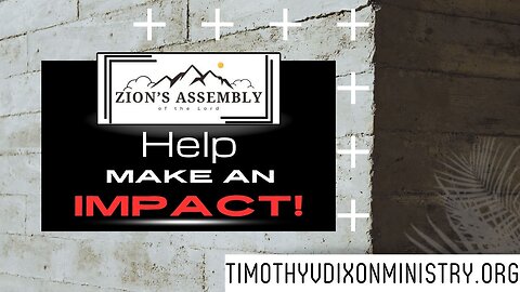 *New* Zion's Assembly! We invite you to be a part!