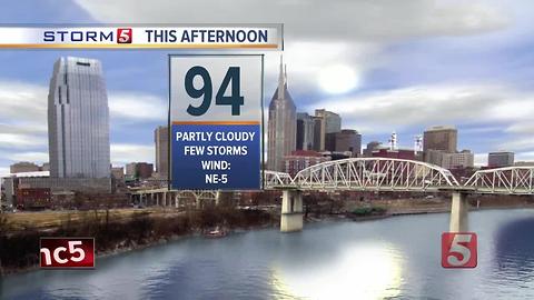 Lelan's Afternoon Forecast: Tuesday, July 25, 2017