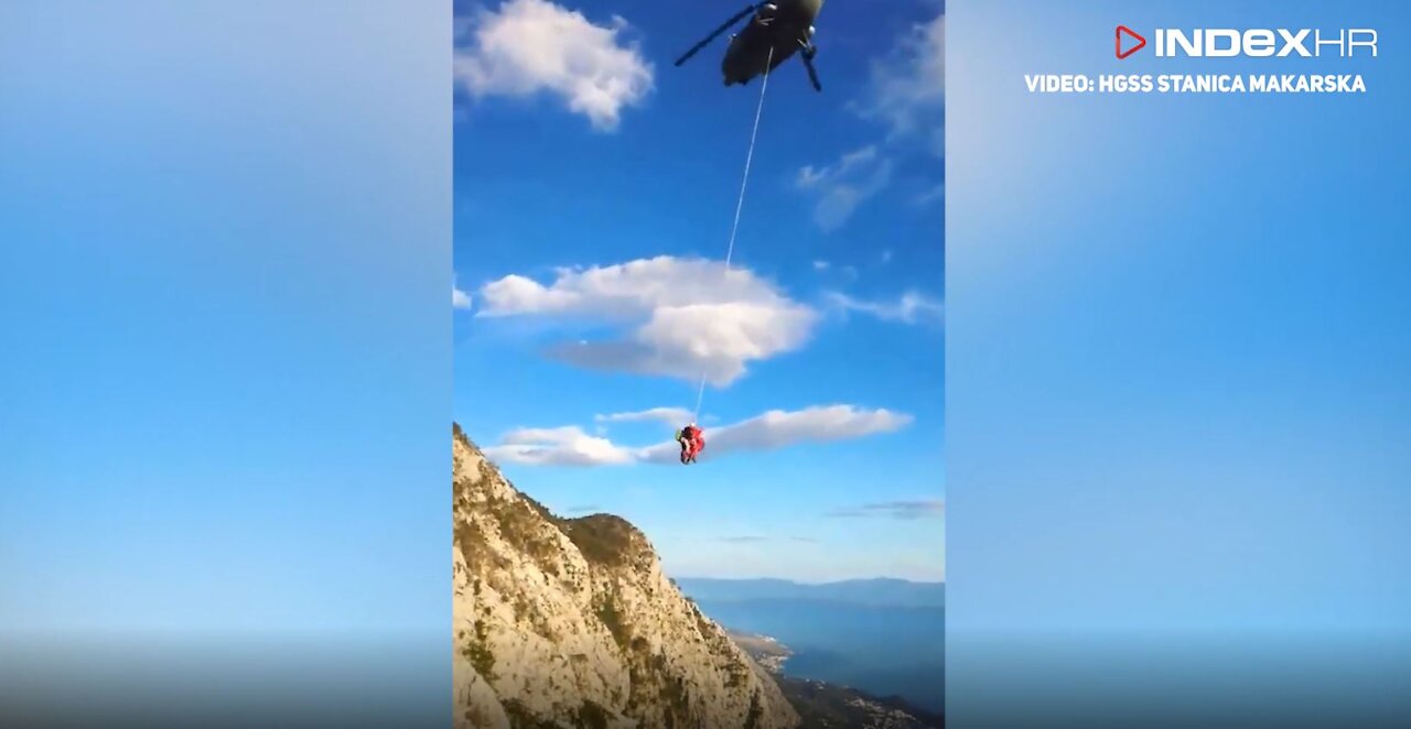 Helikopterska akcija spašavanja na Biokovu