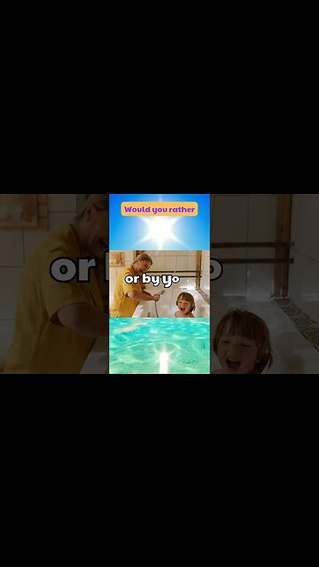 Would you rather still be bathed in maple syrup by your mother