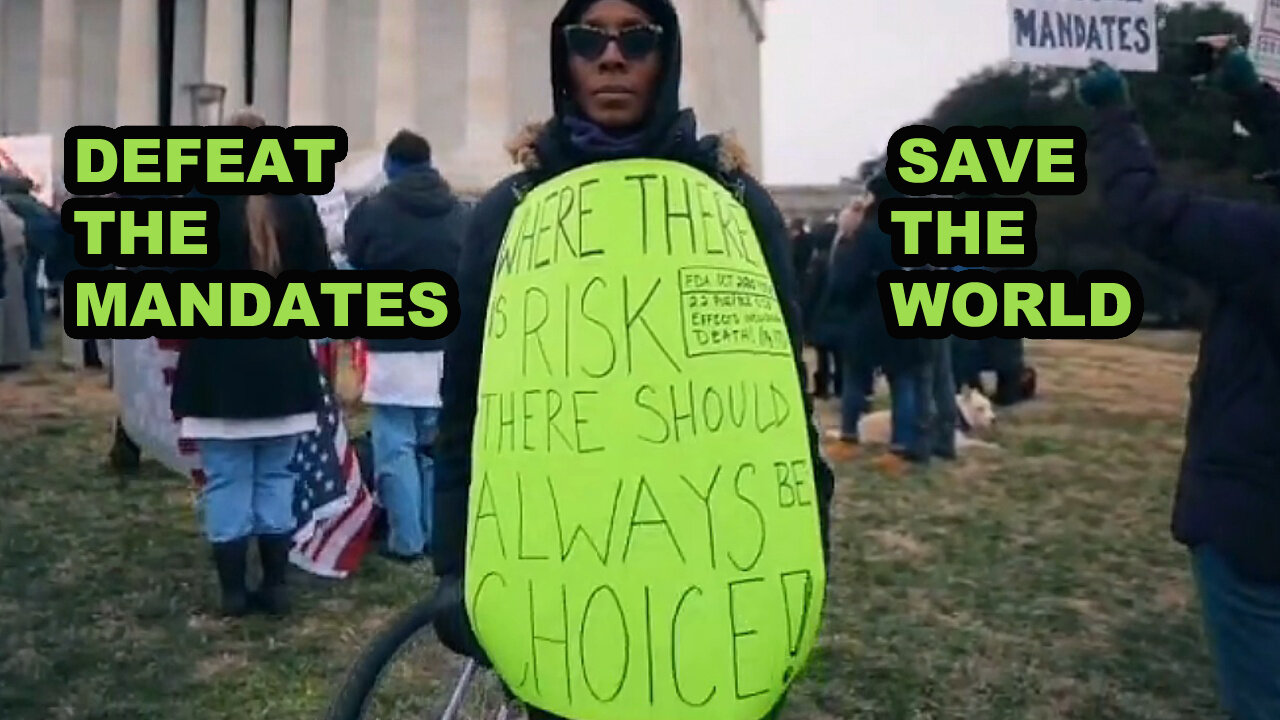 DEFEAT THE MANDATES SAVE THE WORLD