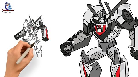 How to Draw Wheeljack G1 Transformers - Art Tutorial