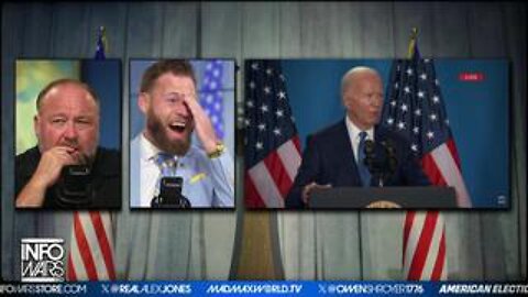 Coverage of Joe Biden's ‘Big Boy’ Press Conference with Alex Jones & Owen Shroyer
