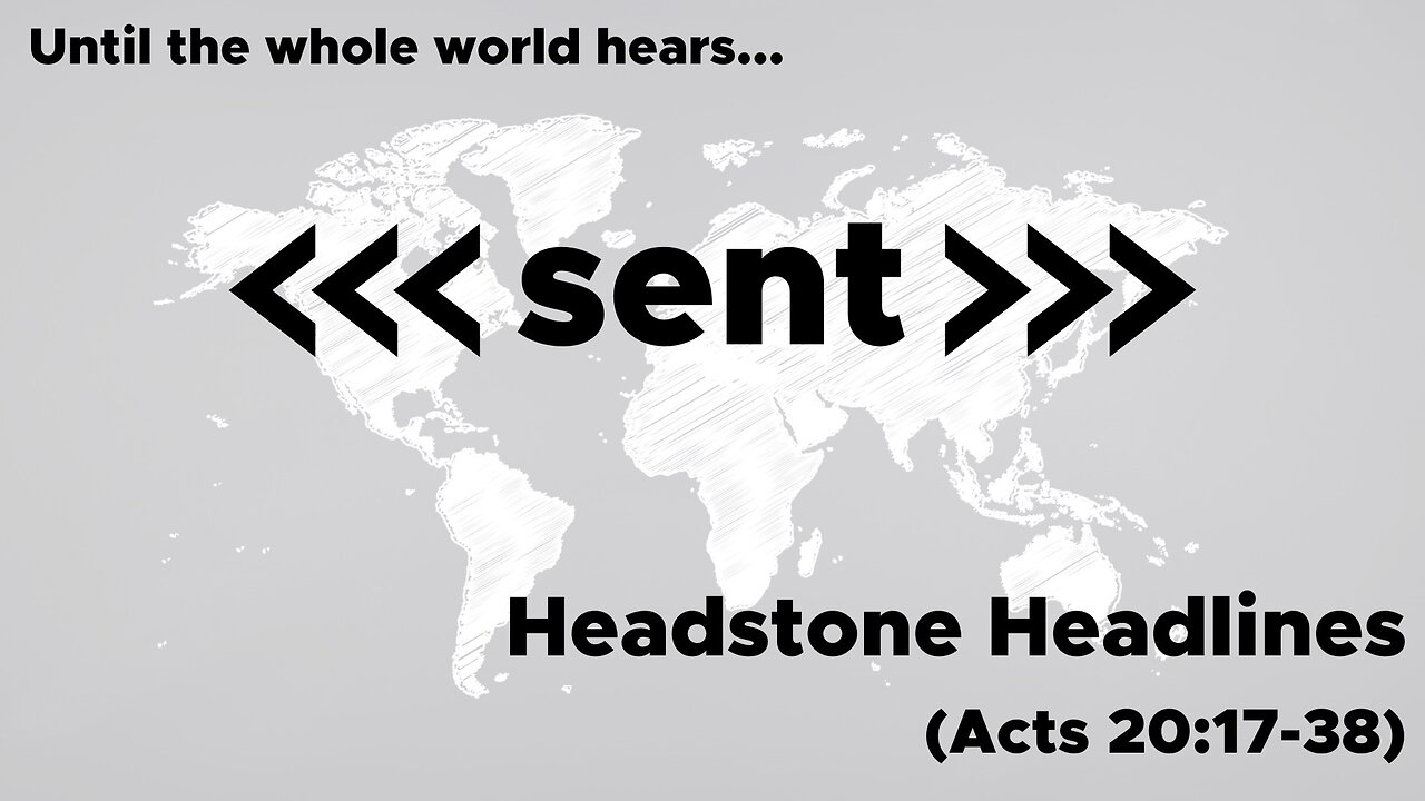 July 21, 2024 // Headstone Headlines // Sent: Until the Whole World Hears