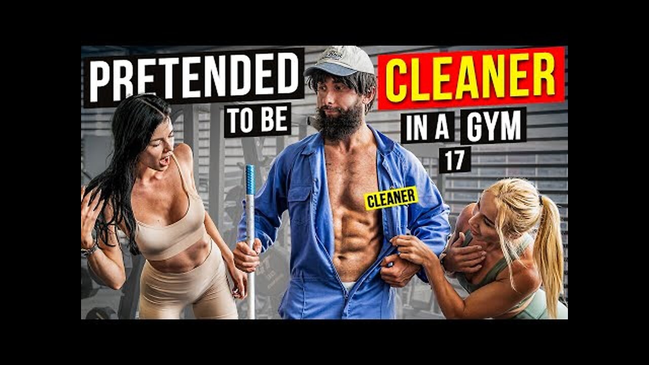 Elite Powerlifter pretended to be a Cleaner | GYM PRANK