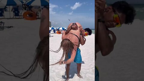 Angel on The Beach 🏖️💃#swingdance #countrydance #coupledance #partnerdancing #acrodance #dancing