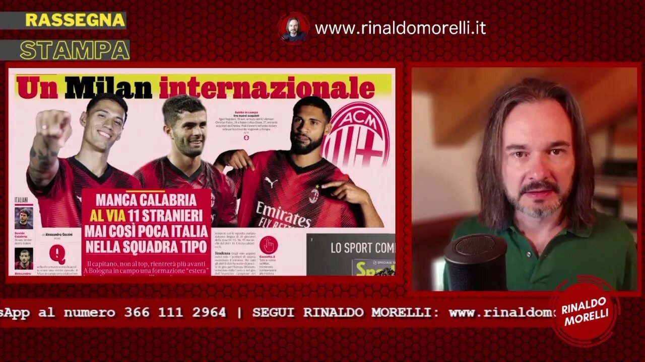 🗞️ Rassegna Stampa 18.8.2023 #441 - Domani al via la SERIE A, MILAN: difesa ballerina. Spalletti OK