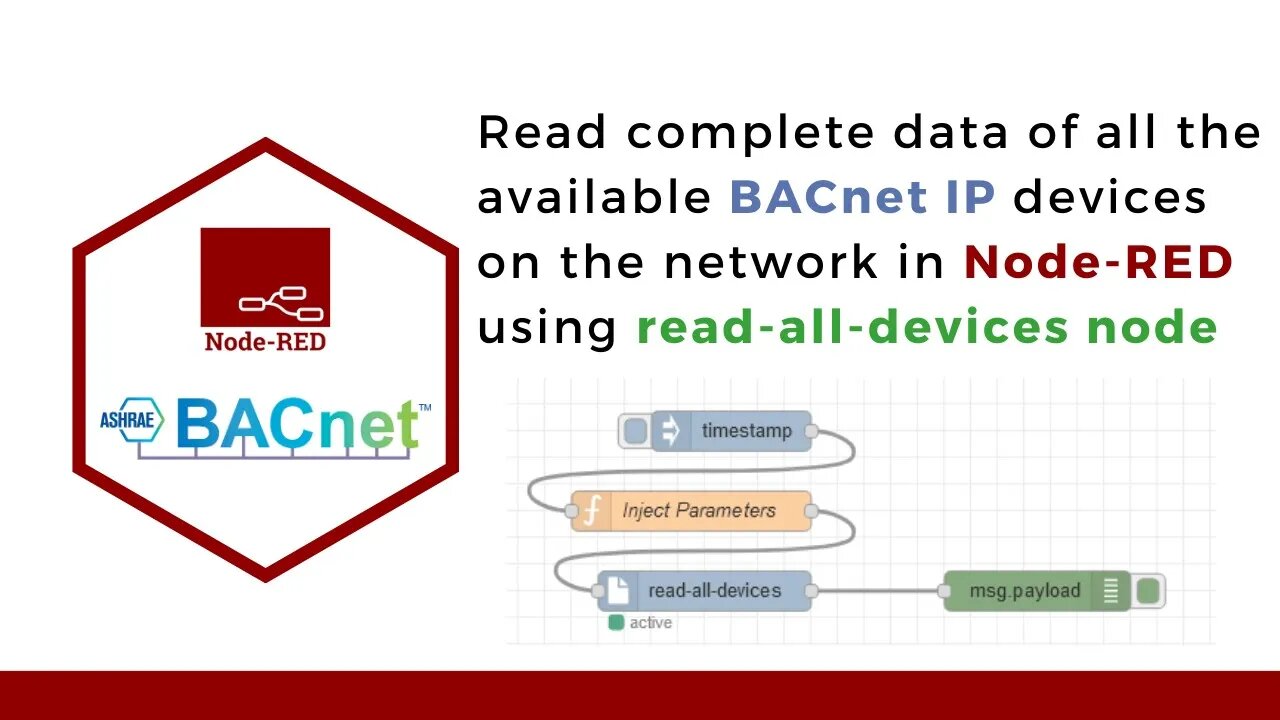 How to read complete data of all the available BACnet devices on the network in Node-RED | IIoT |